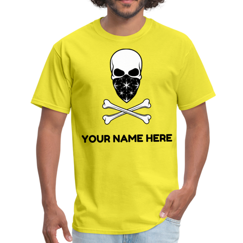 Image of Personalized Halloween Skull Unisex T-Shirt - DNA Trends