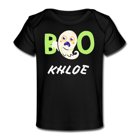 Image of Boo Halloween Organic Baby T-Shirt - DNA Trends