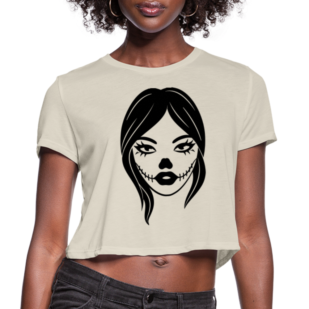 Fierce Witch Halloween Women's Cropped T-Shirt - DNA Trends