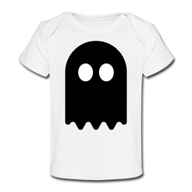 Halloween Ghost Organic Baby T-Shirt - DNA Trends